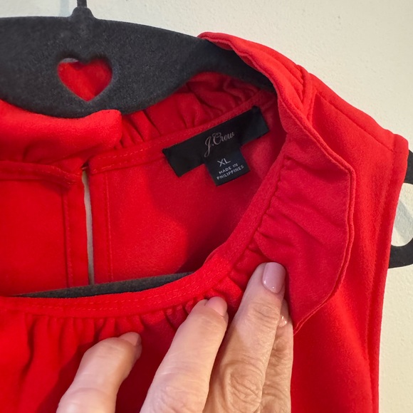 J. Crew Ruffle Neck Top - Picture 4 of 4